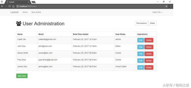 「PHP编程」在Laravel框架中如何实现角色管理